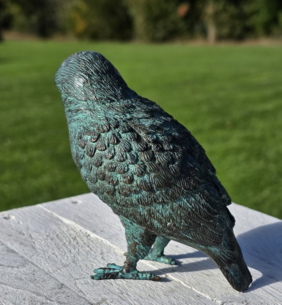 Bronzen IJSVOGEL / brons /BRONZEN TUINBEELD, Nieuw, Info@huisentuindecoratiemarie.nl, Huis en tuin decoratie marie, Dierenbeeld