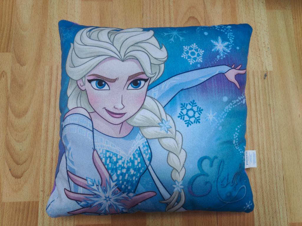 Disney Frozen Elsa Kussen, Ophalen of Verzenden, Zo goed als nieuw, Vierkant