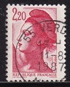 2196 - Frankrijk michel 2510A gestempeld , Liberté, Verzenden, Gestempeld