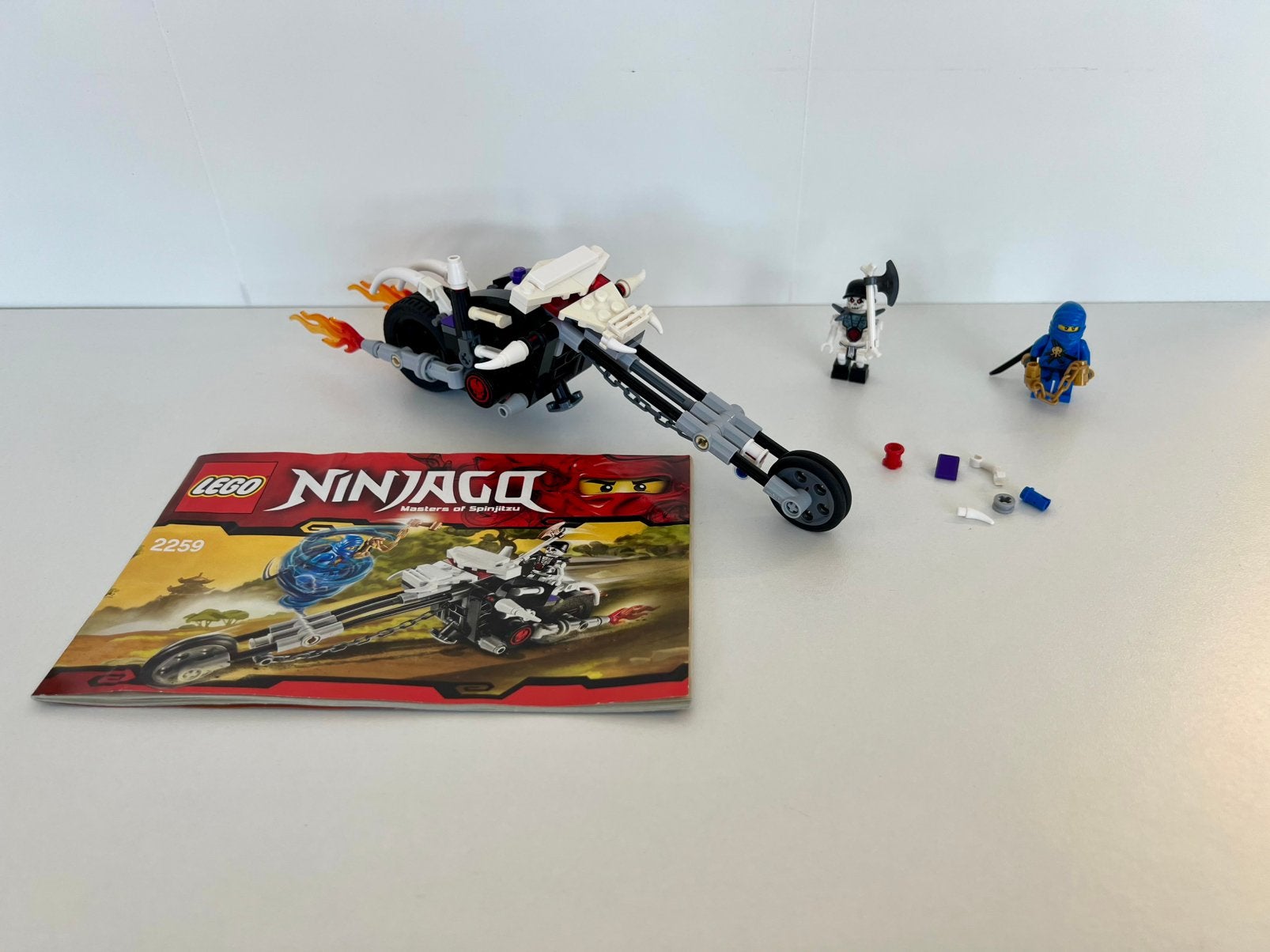 Lego Ninjago 2259 Skull Motorbike, Ophalen of Verzenden, Zo goed als nieuw