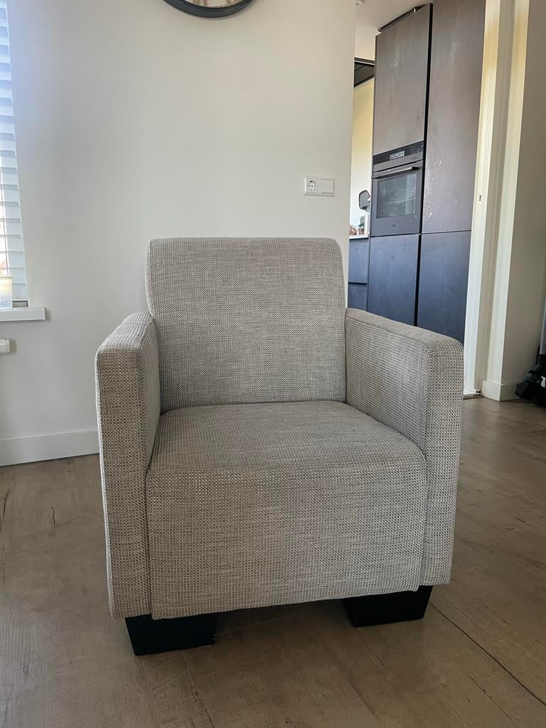 Zo goed als nieuwe fauteuil stoel - 66x82 cm - Nunspeet, Ophalen, Zo goed als nieuw, Stof, 50 tot 75 cm