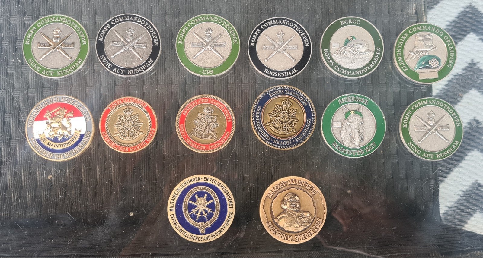 Diverse mooie coins - Commando Troepen en meer, Ophalen of Verzenden, Overige materialen