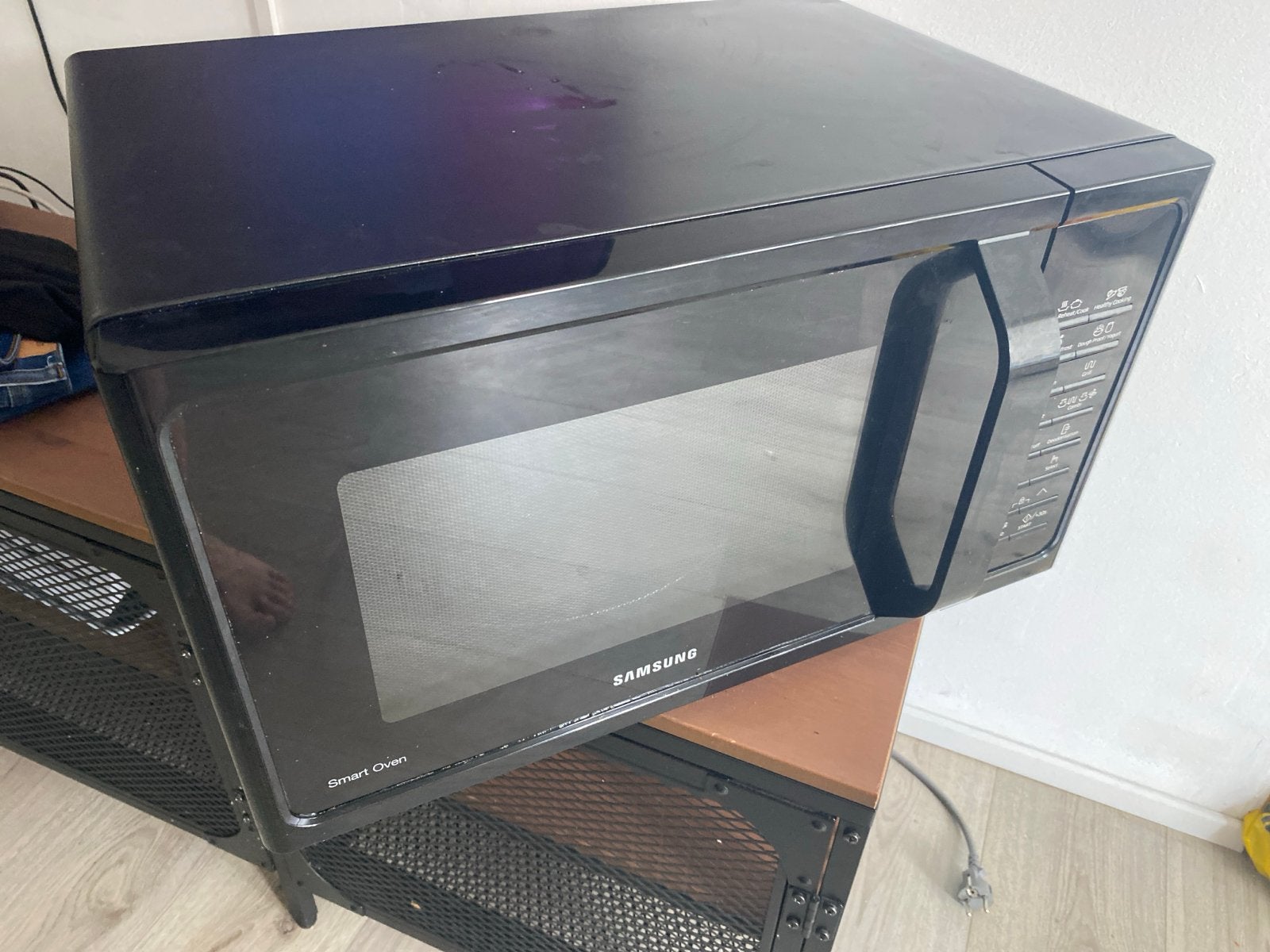 SAMSUNG Smart Oven Combimagnetron - Zwart, Witgoed en Apparatuur, Magnetrons, Ophalen, Combimagnetron, Gebruikt, Grill
