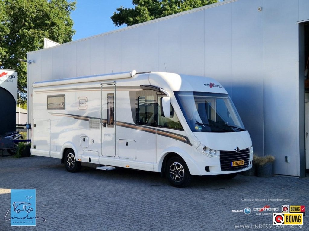Carthago C-Tourer I 150 QB | Queensbed | Full-Option | Level, Caravans en Kamperen, Campers, Fiat, Tot en met 2, 7 tot 8 meter
