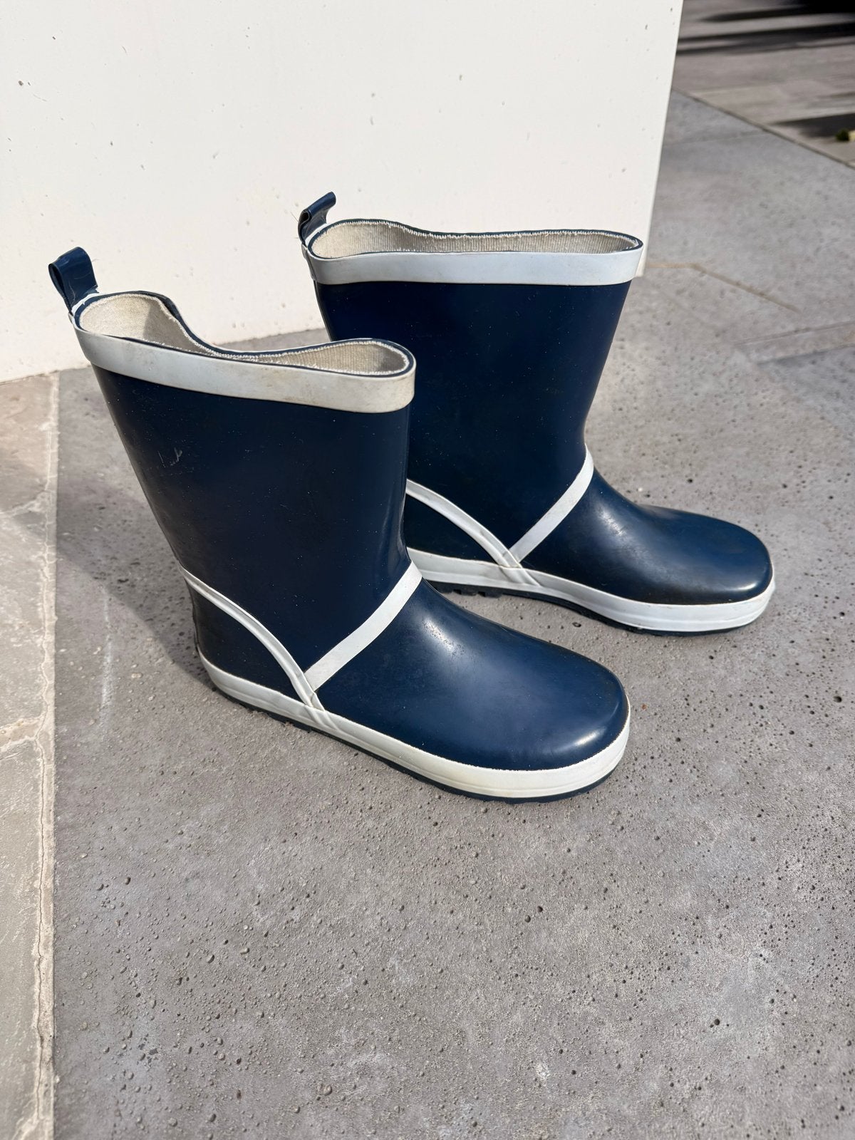 Playshoes regenlaarzen - Maat 35, Blauw, Ophalen of Verzenden, Regenlaarzen, Gedragen