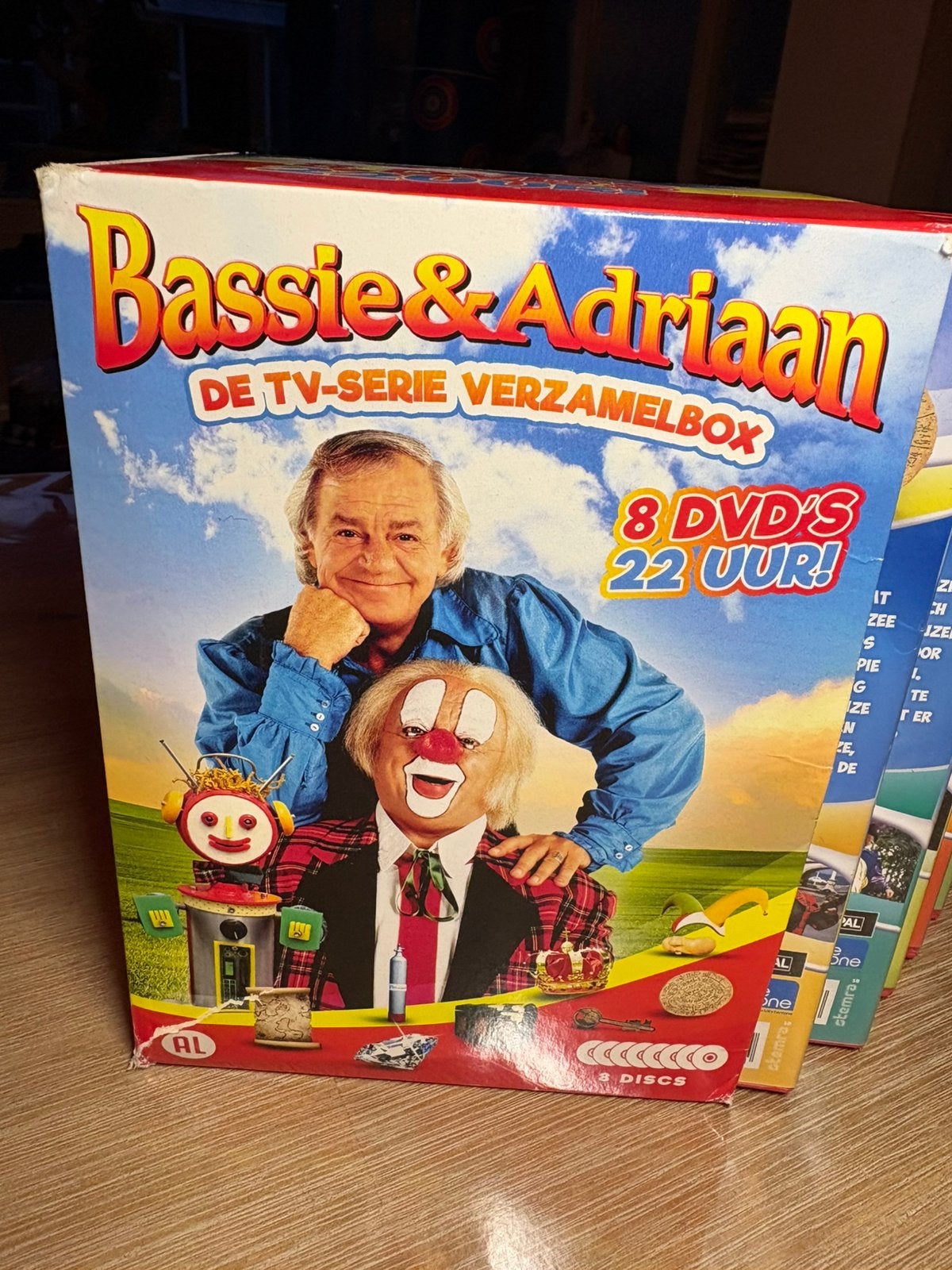 Bassie en adriaan dvd de tv serie verzameling., Alle leeftijden, Ophalen, Zo goed als nieuw, Tv-serie