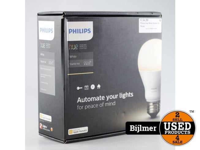 Philips Hue White Starter Kit | Nieuw, Philips, Zo goed als nieuw, Support@philips.com, Philips Center
Amstelplein 2
1096 BC Amsterdam
Netherlands