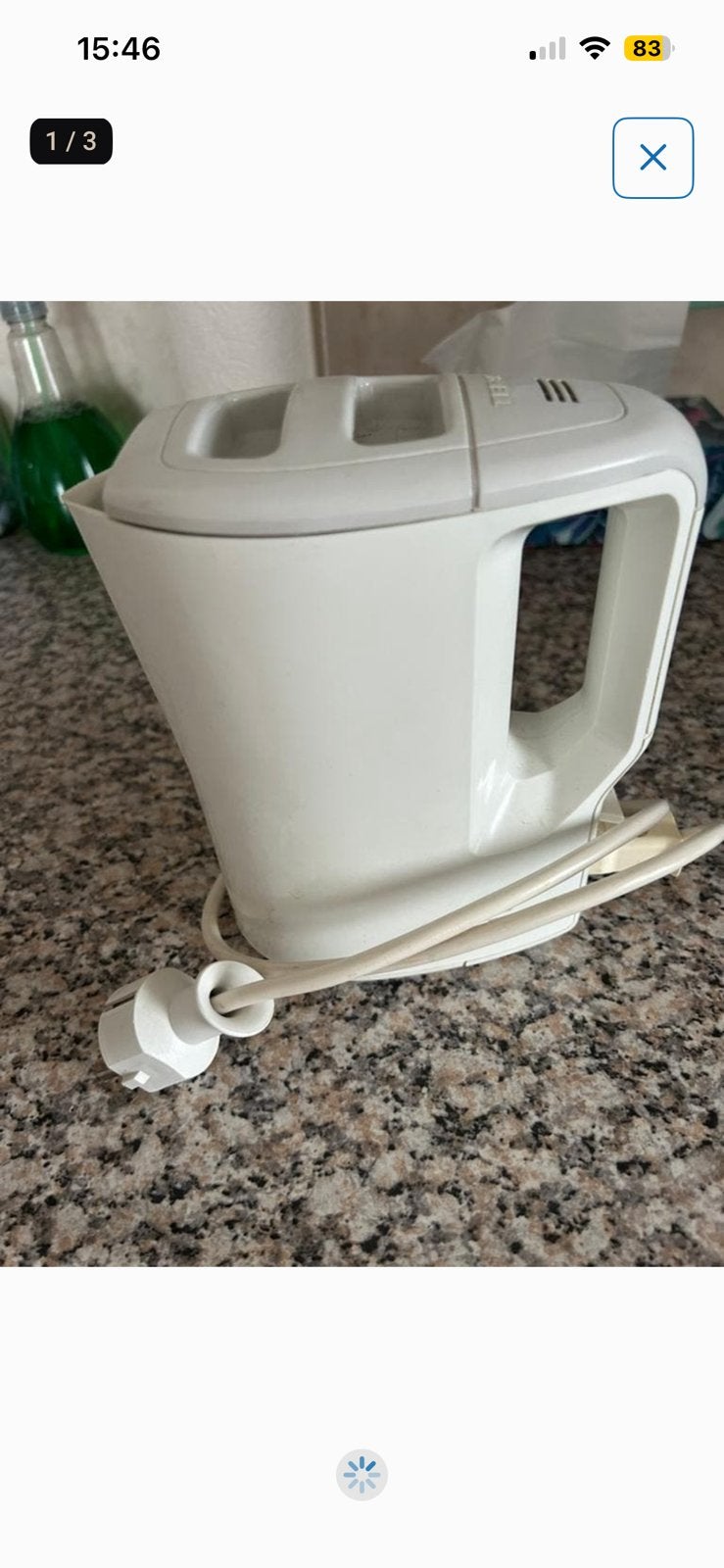 Kleine tefal waterkoker, Witgoed en Apparatuur, Waterkokers, Minder dan 1 liter, Ophalen, Zo goed als nieuw