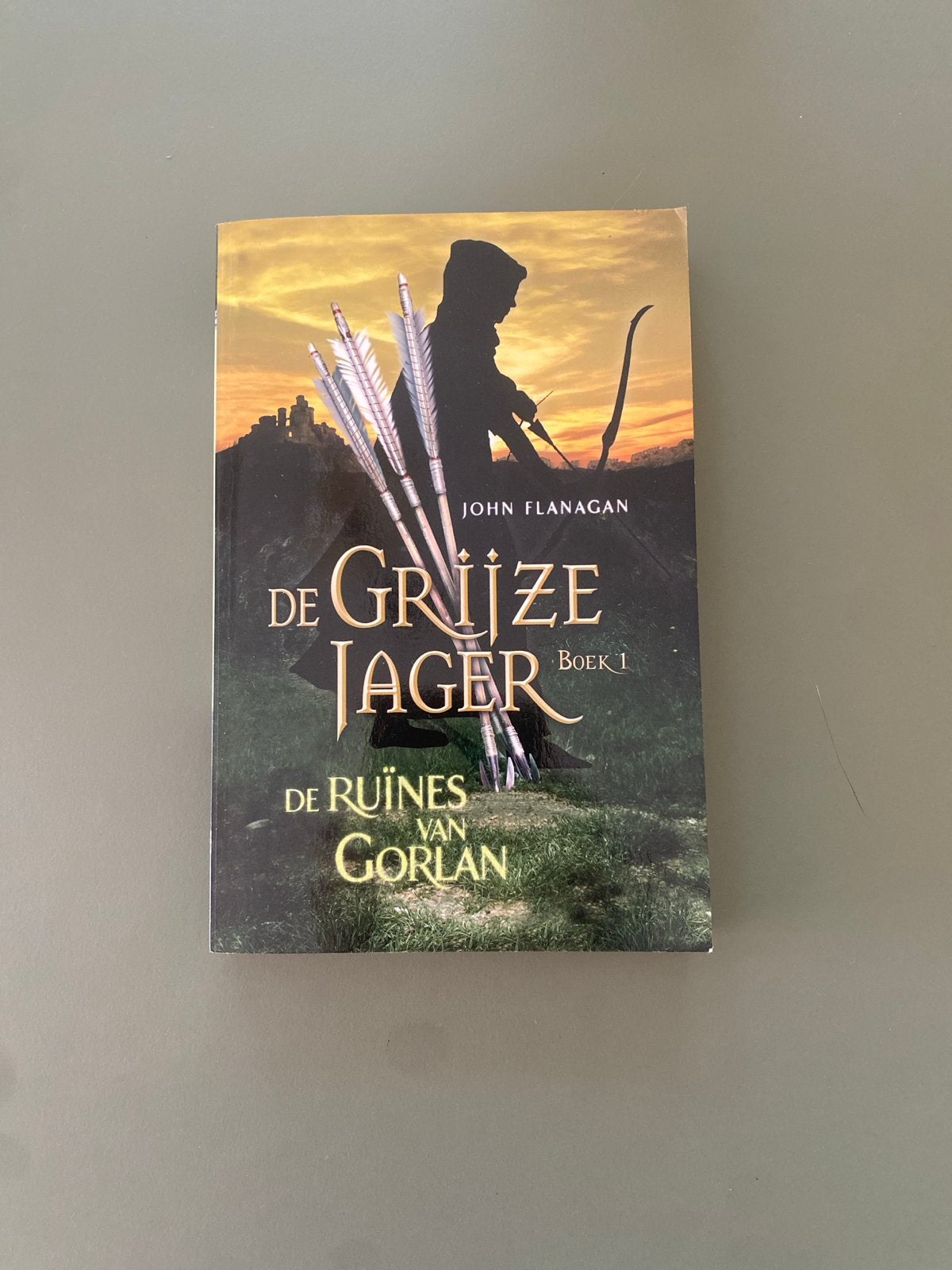De Grijze Jager deel 1: De Ruïnes van Gorlan - John Flanagan, Ophalen of Verzenden, Gelezen