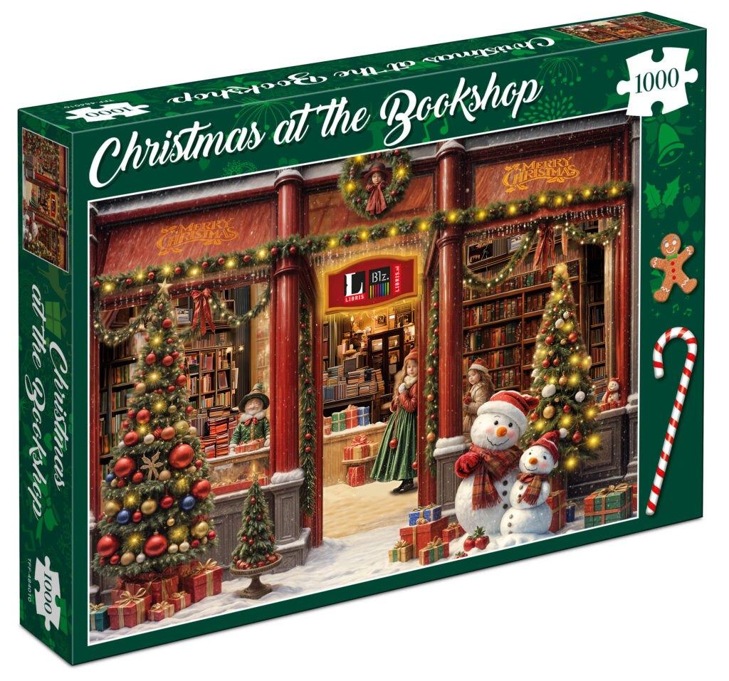Christmas at the Bookshop 1000 stukjes, Ophalen of Verzenden, 500 t/m 1500 stukjes, Nieuw, Legpuzzel