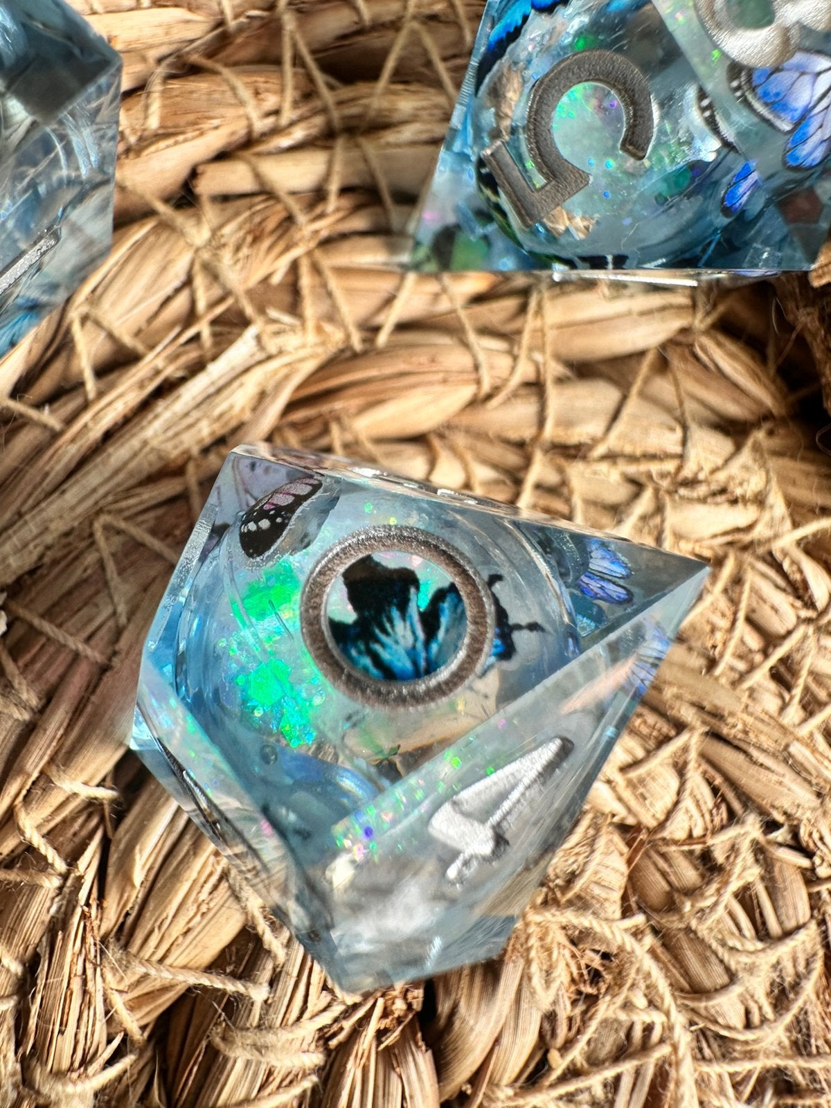 DND dice / vlinders / Dobbelstenen / RPG / D&D / Fantasy, Hobby en Vrije tijd, Wargaming, Ophalen of Verzenden, Nieuw, Overige soorten