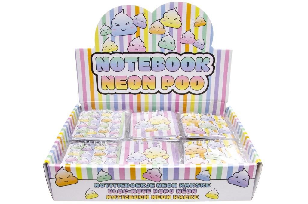 Partij notitieboekje poo in display, Diversen, ., Nieuw, Ophalen of Verzenden, .