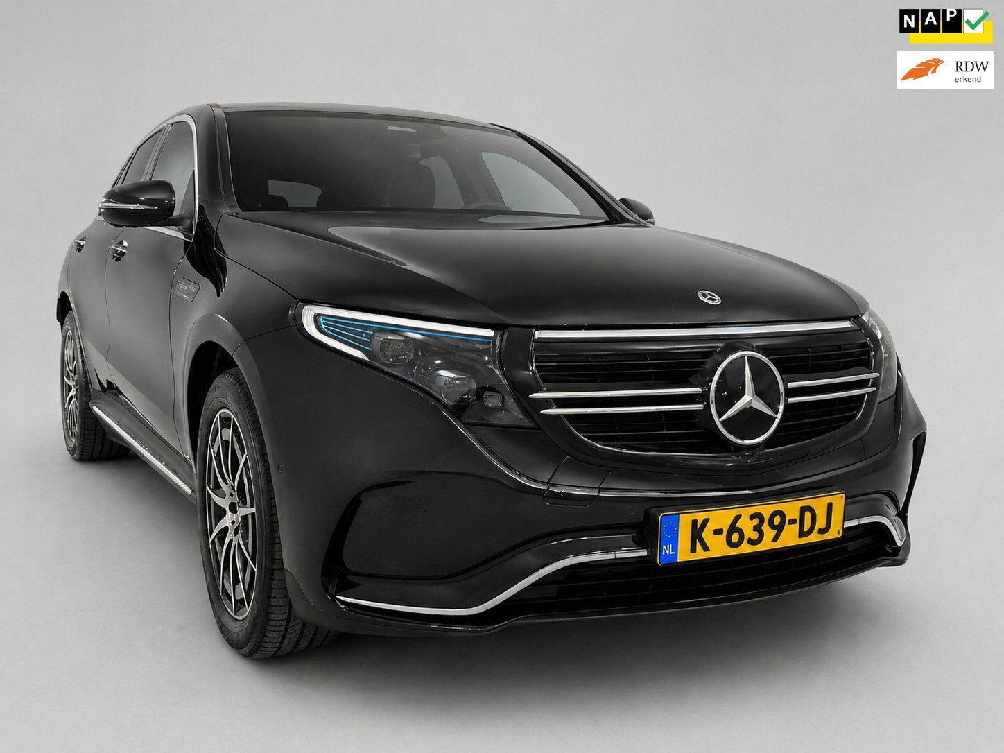 Mercedes-Benz EQC 400 4MATIC Business Solution AMG 80 kWh -, Auto's, Zwart, 80 kWh, 1333 min, Zwart