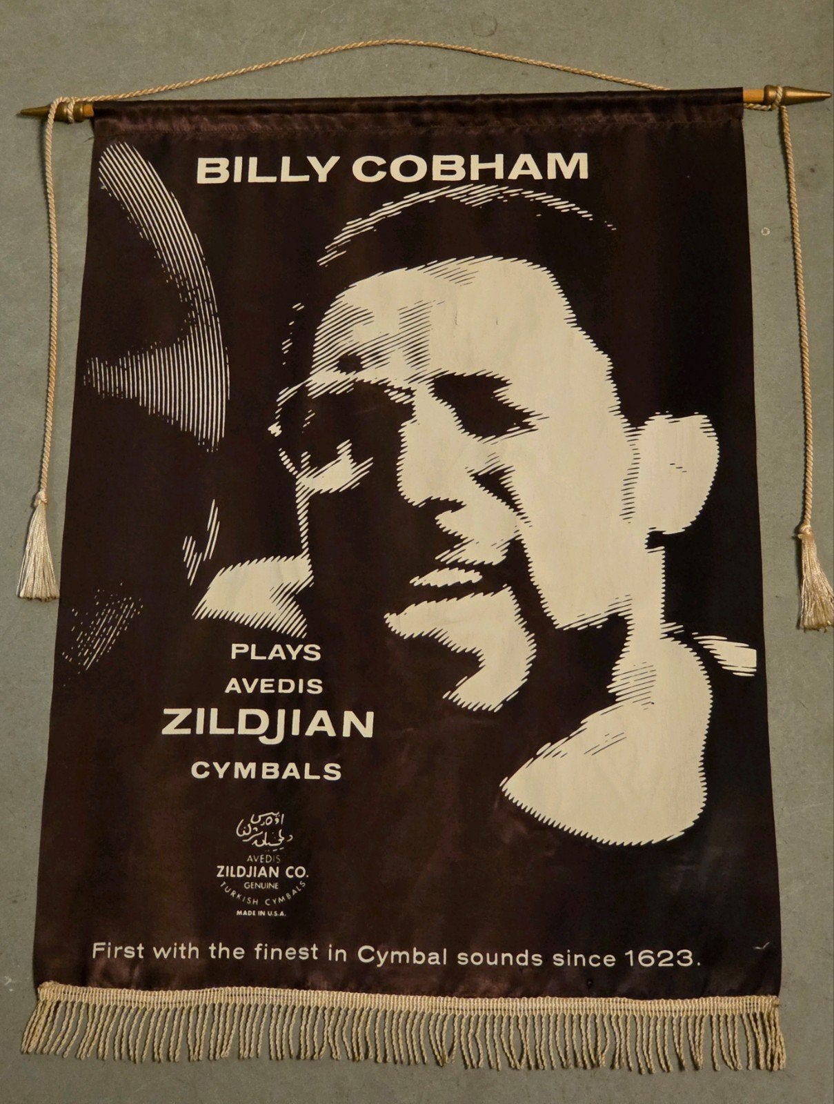 Vintage Zildjian Drummer Banners (4 stuks), Ophalen of Verzenden, Gebruikt, Overige merken