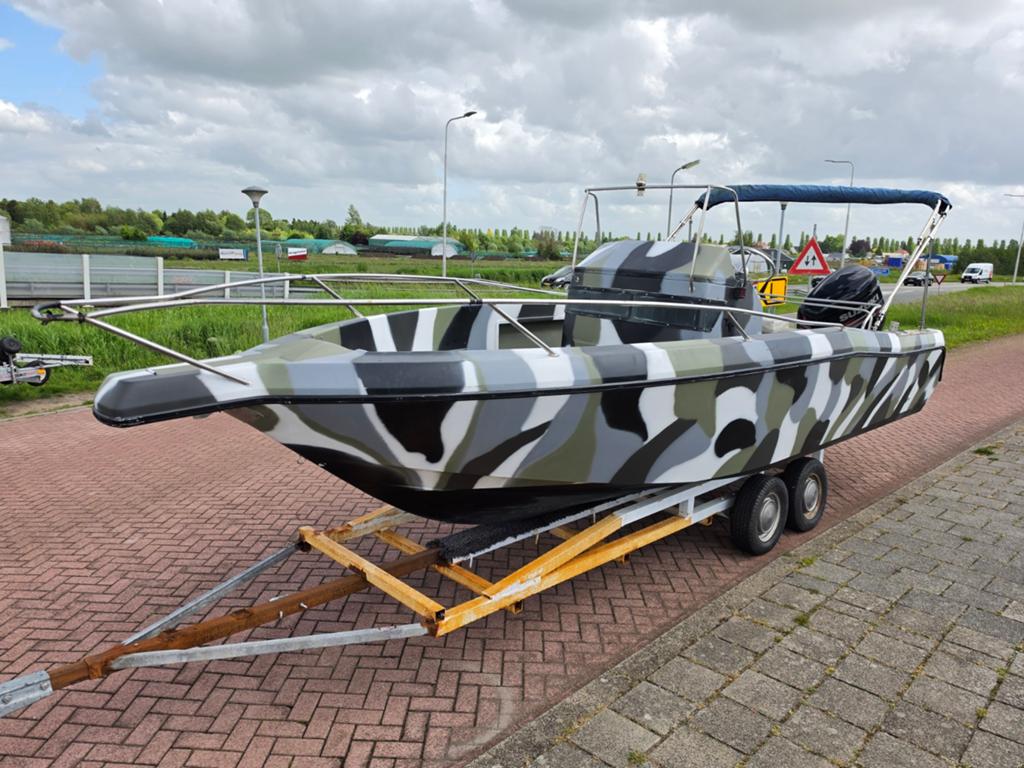 CAP CAMARAT 695 250PK SUZUKI OPKNAPPER!i, Watersport en Boten, Gebruikt, Ophalen of Verzenden, Polyester, Consoleboot