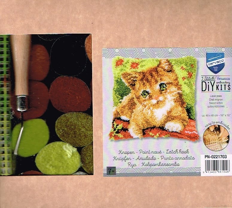 Cado SALE vervaco knooppakket kussen LIEVE POES, Ophalen of Verzenden, Nieuw, Overige typen