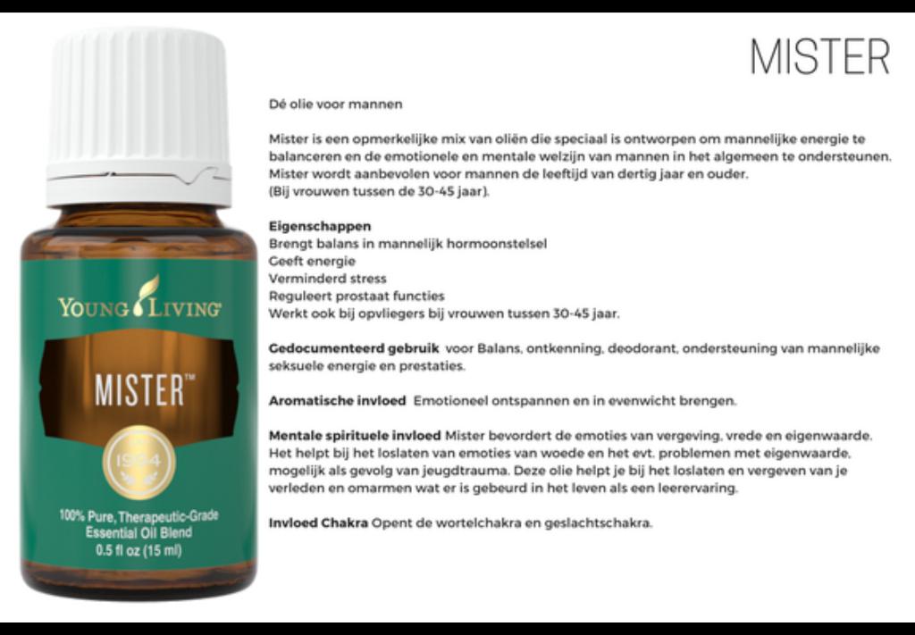 Young Living Mister 15 ml, Ophalen of Verzenden, Nieuw, Aroma
