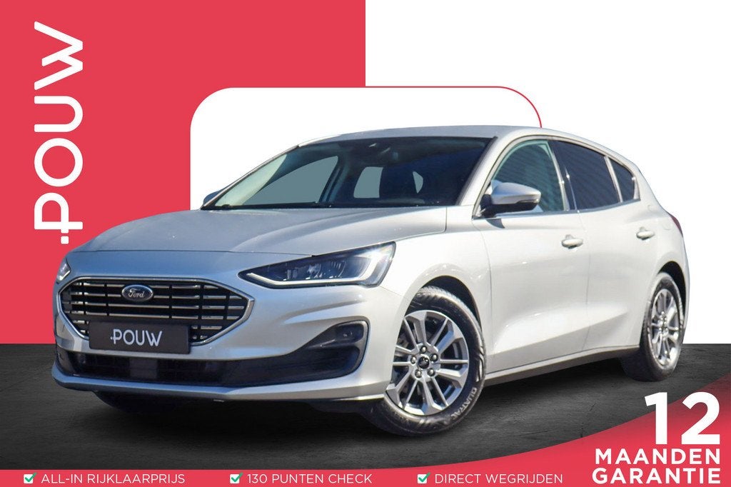 Ford Focus 1.0 EcoBoost 125pk Hybrid Titanium | Navigatie |, 12 maanden, Gebruikt, Origineel Nederlands, Bedrijf