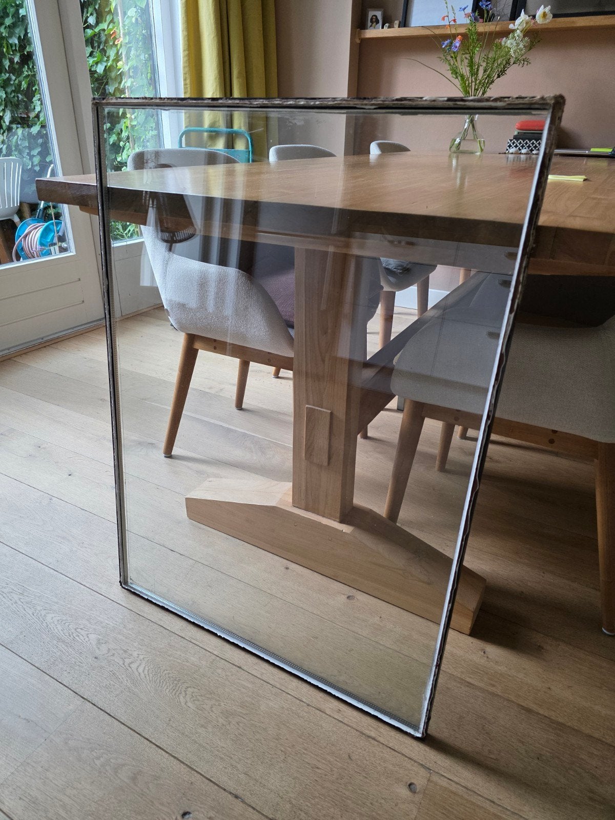 Dubbelglas isolatieglas, Doe-het-zelf en Verbouw, Glas en Ramen, Ophalen, Gebruikt, Minder dan 80 cm, 80 tot 120 cm
