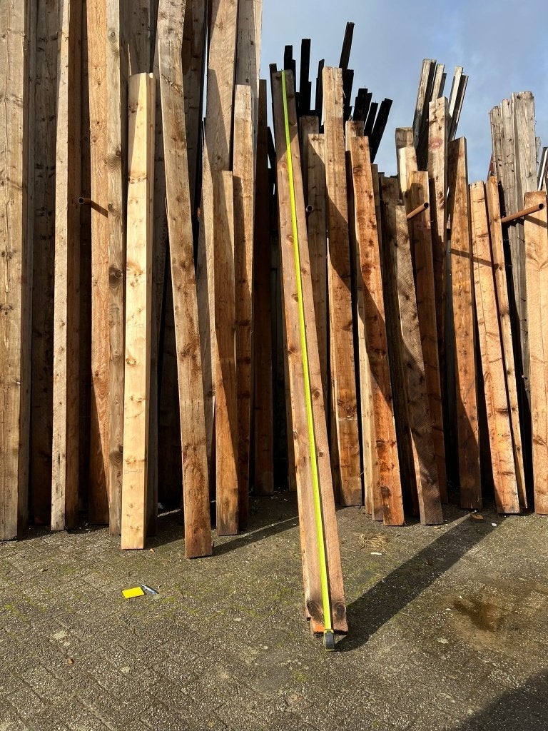 Gebruikte vuren balken kopmaat 10cmx200cm ( 5m lang ), Ophalen, Gebruikt, Balk, Vuren