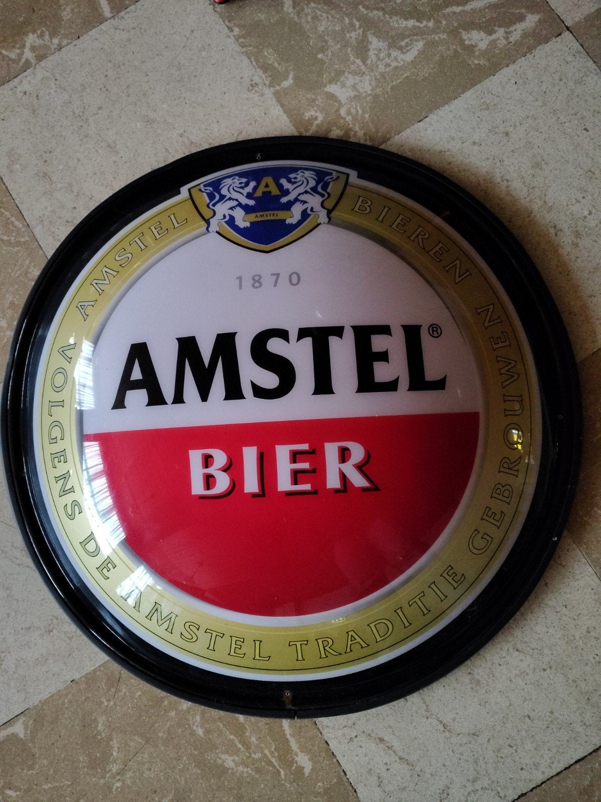 Grote Amstel Bier Reclame Schilden/borden!, Verzenden, Reclamebord, Plaat of Schild, Amstel