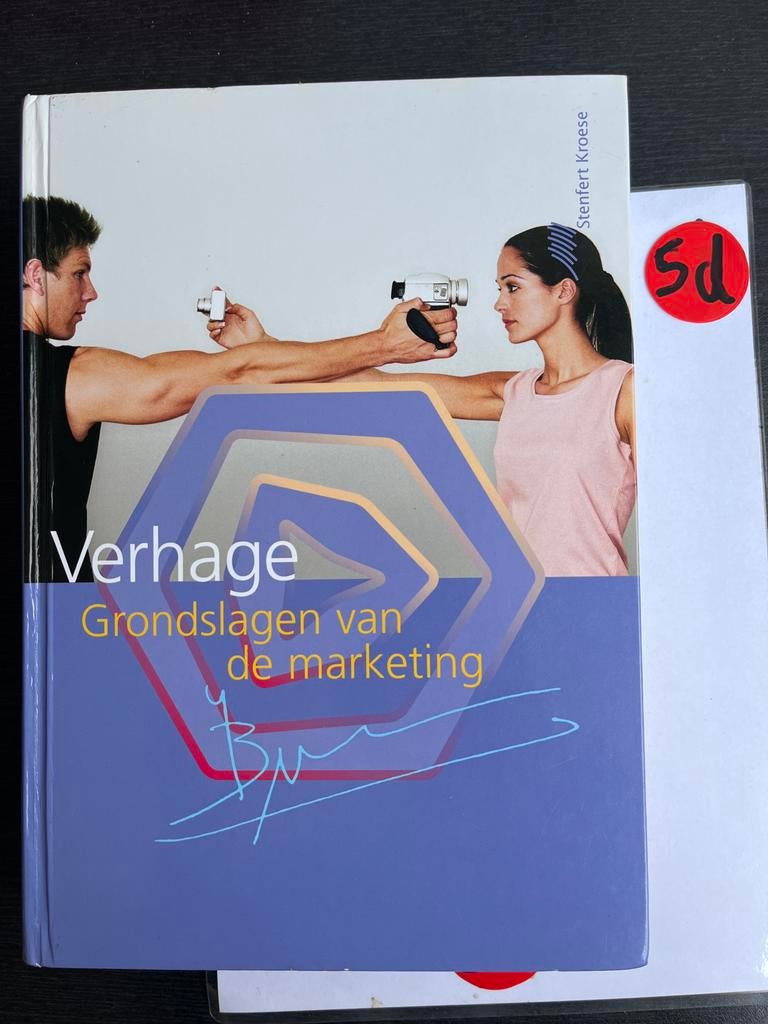 Verhage: Grondslagen van de marketing, Ophalen of Verzenden, Zo goed als nieuw, Economie en Marketing