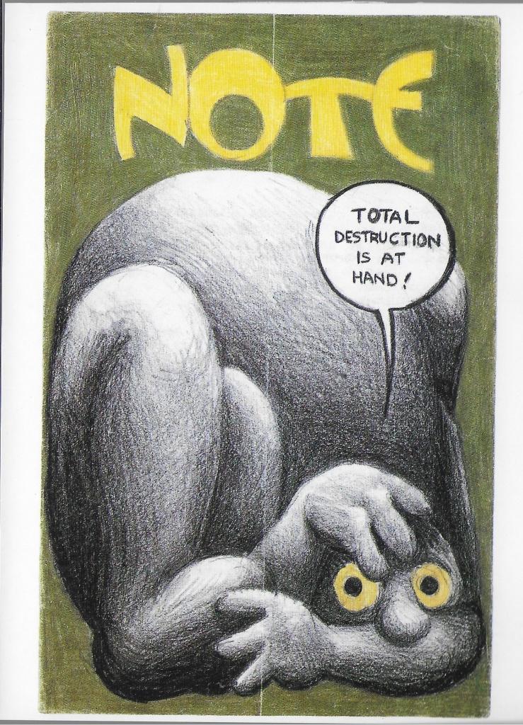 NOTE Robert Crumb comic cover postcard Pomegranate, Verzamelen, Ophalen of Verzenden, 1980 tot heden, Ongelopen, Cultuur en Media