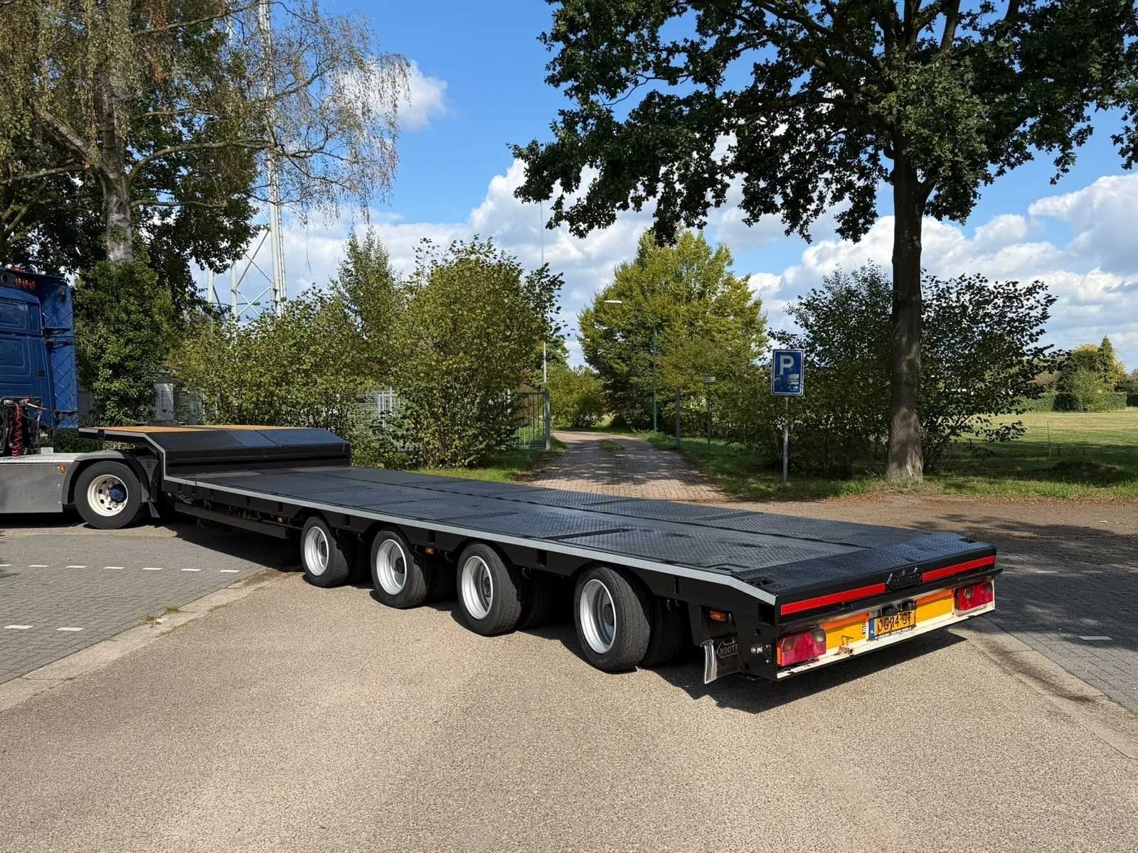 2000 Nooteboom OSD-50-04V Dieplader, Auto's, Overige brandstoffen, Origineel Nederlands, Bedrijf, Aanhangers en Opleggers