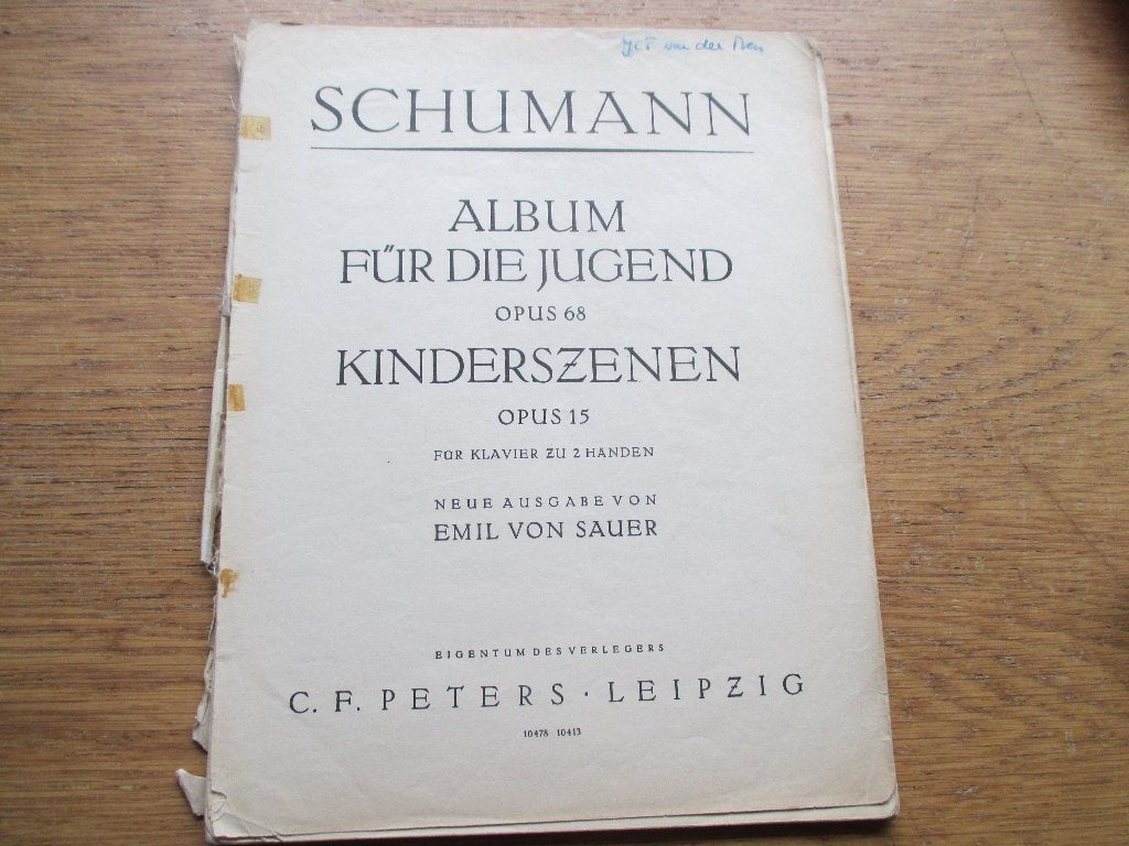 Schumann: Album für die Jugend & Kinderszenen (Piano), Gebruikt, Klassiek, Ophalen of Verzenden, Artiest of Componist