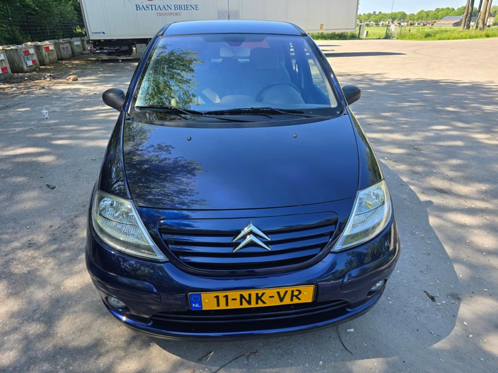 Citroën C3 5 dr 1.4 I 2003 Blauw nw apk airco, Auto's, Voorwielaandrijving, Stof, Beige, Blauw