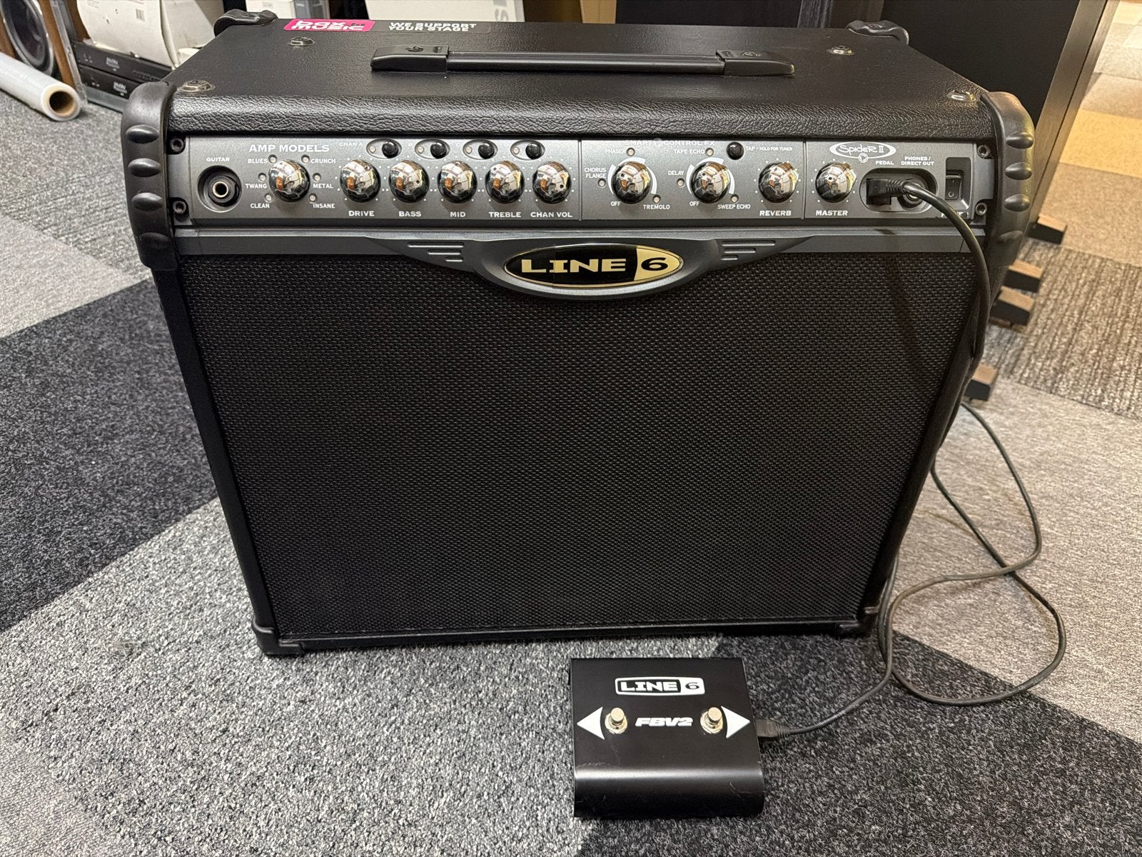 Line 6 Spider II 112 Gitaarversterker met FBV2 75 watt!, Ophalen, Gebruikt, Gitaar, 50 tot 100 watt