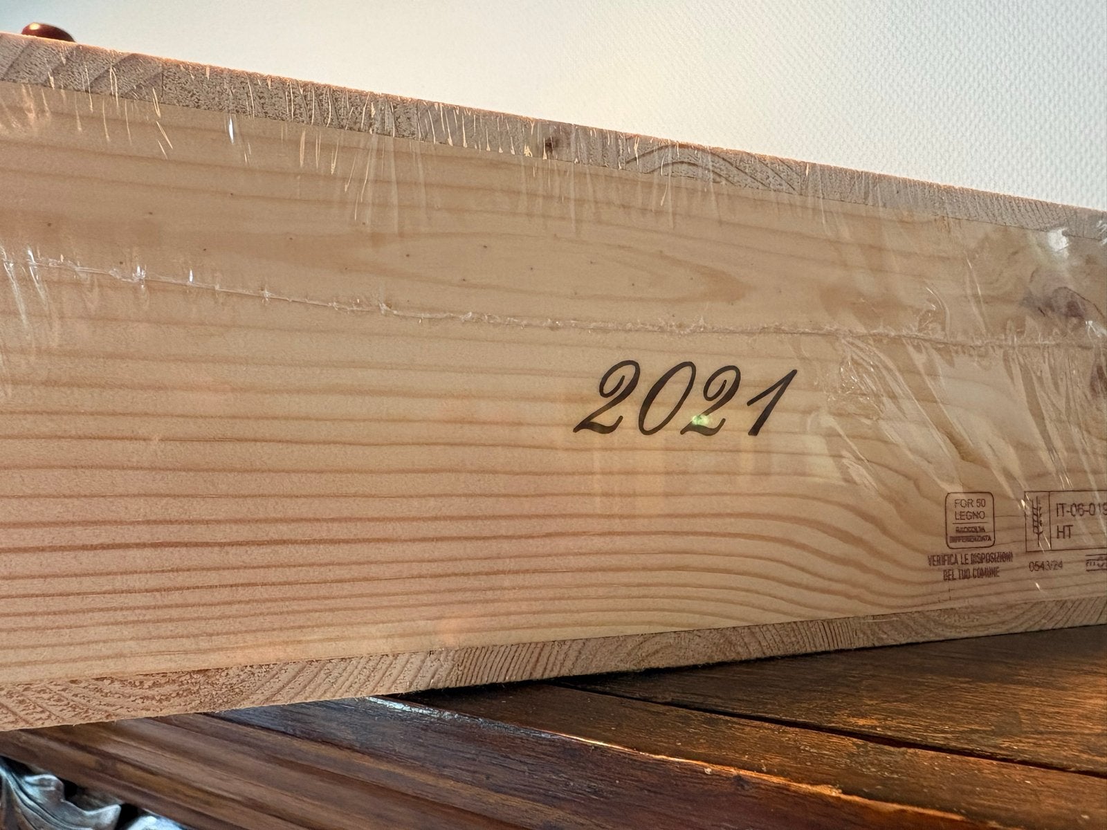 Solaia Toscana 2021 in originele houten kist van 3 flessen, Verzamelen, Wijnen, Ophalen, Nieuw, Italië, Rode wijn