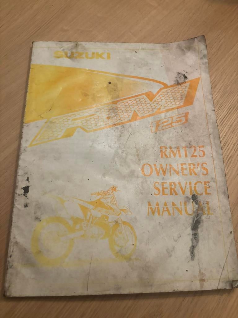 Suzuki rm125 werkplaatshandboeken, Motoren, Onderdelen | Suzuki, Ophalen of Verzenden