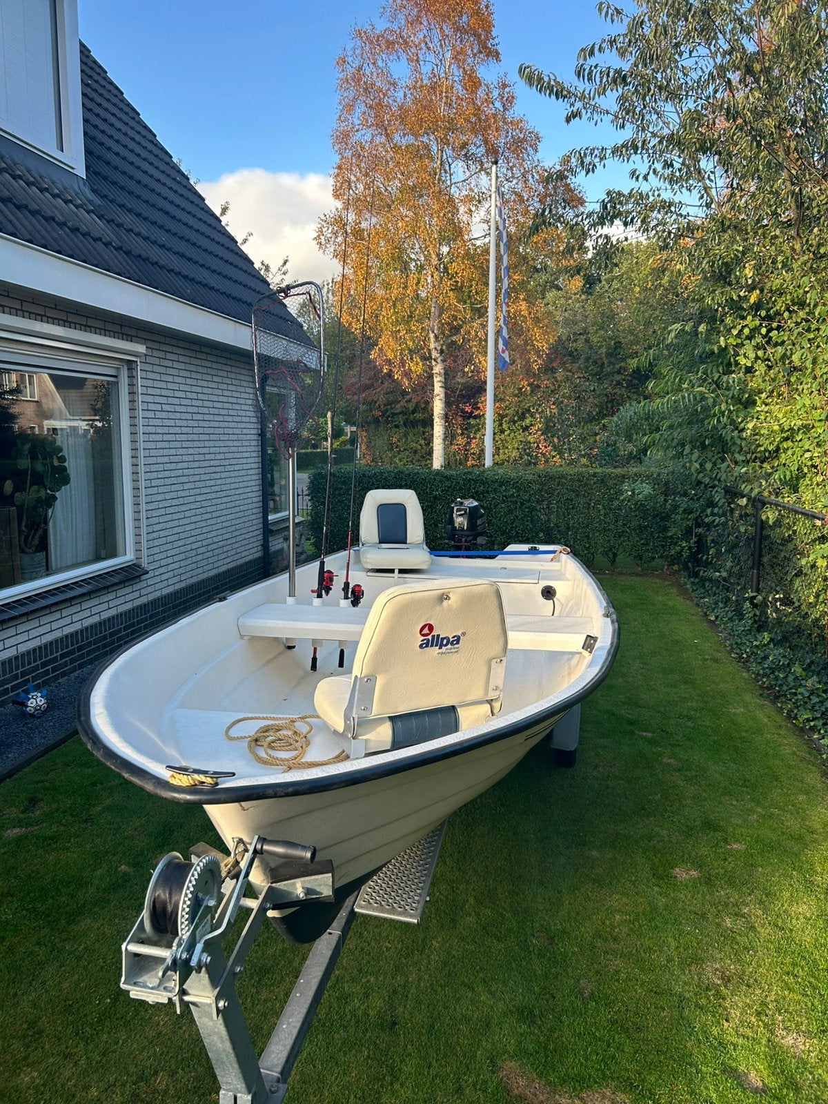 Mooie vis/tourboot inclusief trailer, Ophalen, Gebruikt, Tot 10 pk, 6 pk