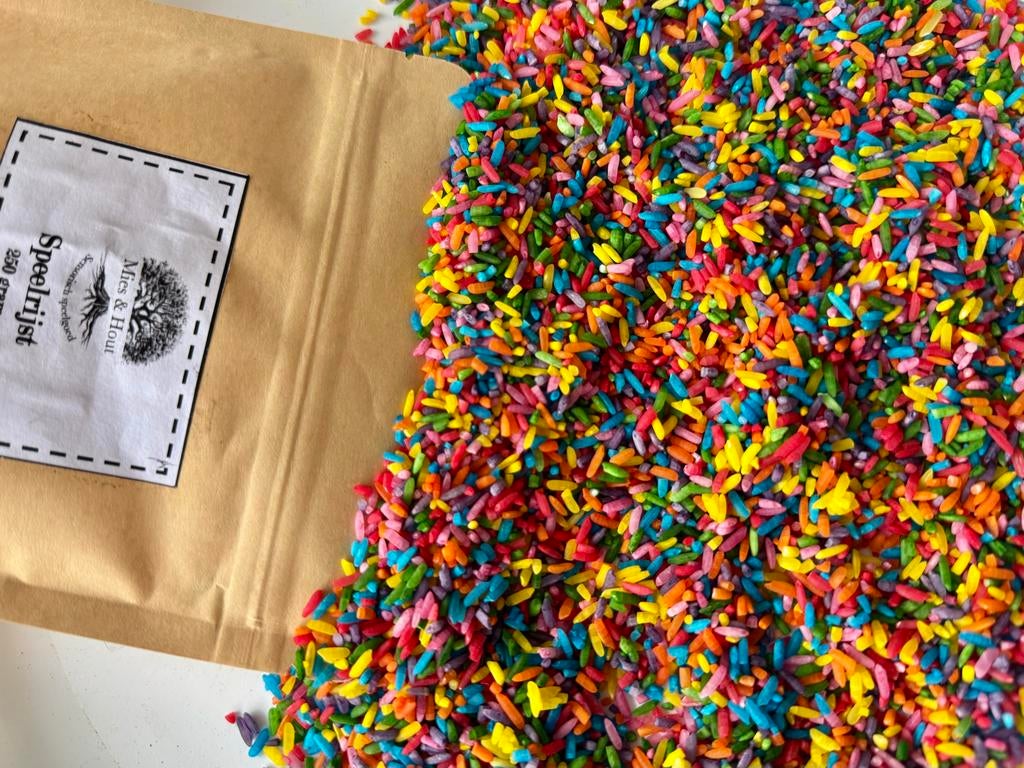 Sensorische Speelmix & Speelrijst Feest - 900 gram, Ophalen of Verzenden, Nieuw, Ontdekken