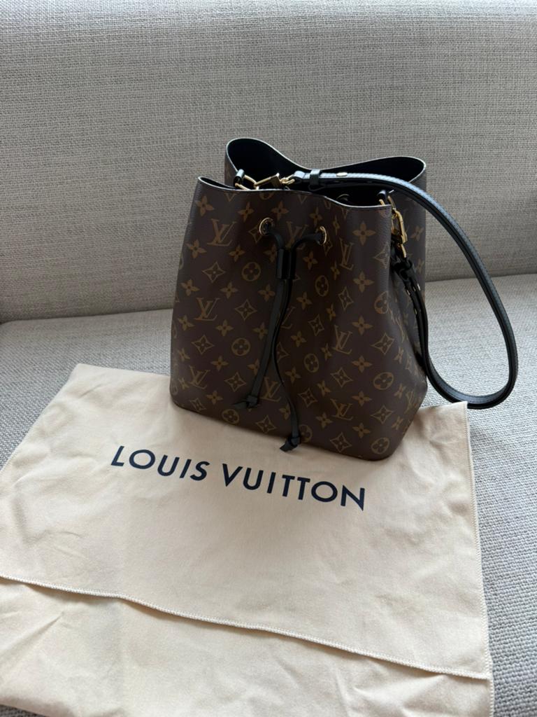 Louis Vuitton Néonoé Handtas, Ophalen, Zo goed als nieuw, Bruin, Schoudertasje
