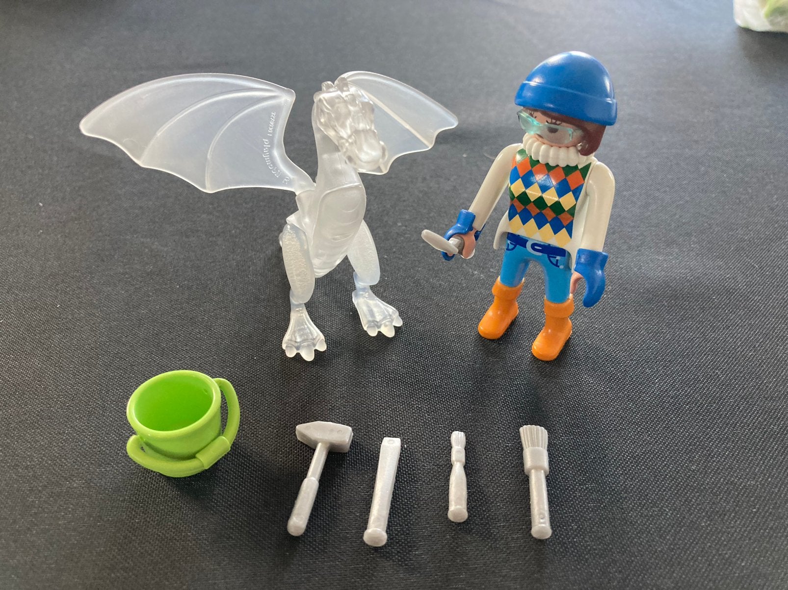 Playmobil artieste met ijs sculptuur 5374, Ophalen of Verzenden, Zo goed als nieuw