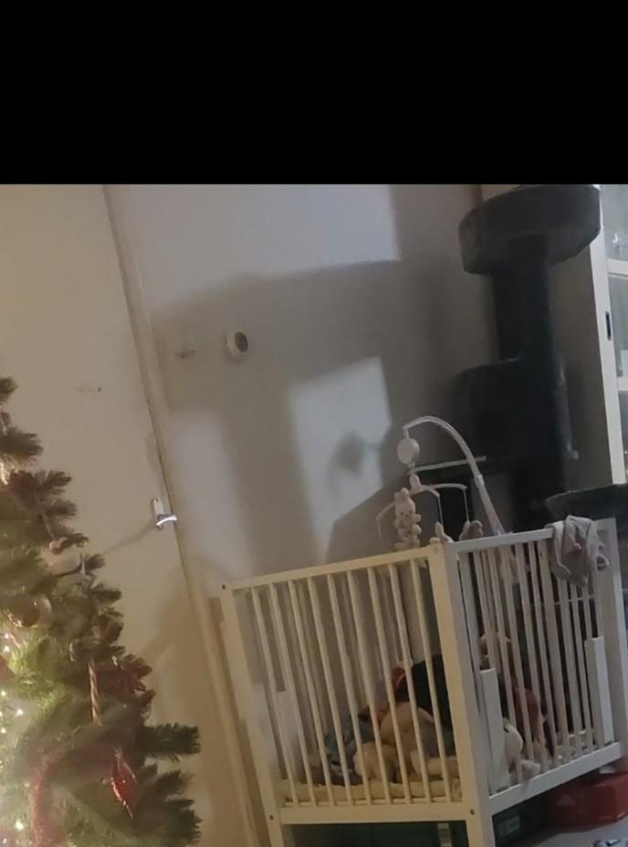 Witte babybox met verstelbare bodem, Ophalen of Verzenden, Gebruikt, Rechthoekig, In hoogte verstelbaar