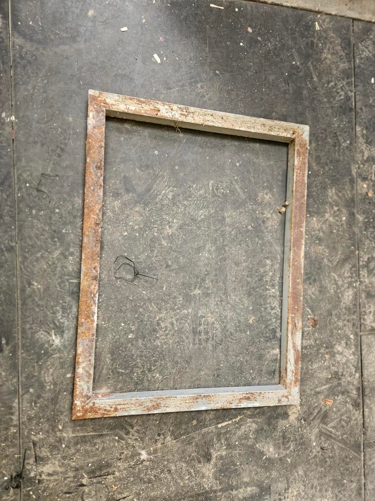 Stalen ijzeren koker frame 74x96, Doe-het-zelf en Verbouw, Metalen, Ophalen, Gebruikt, IJzer