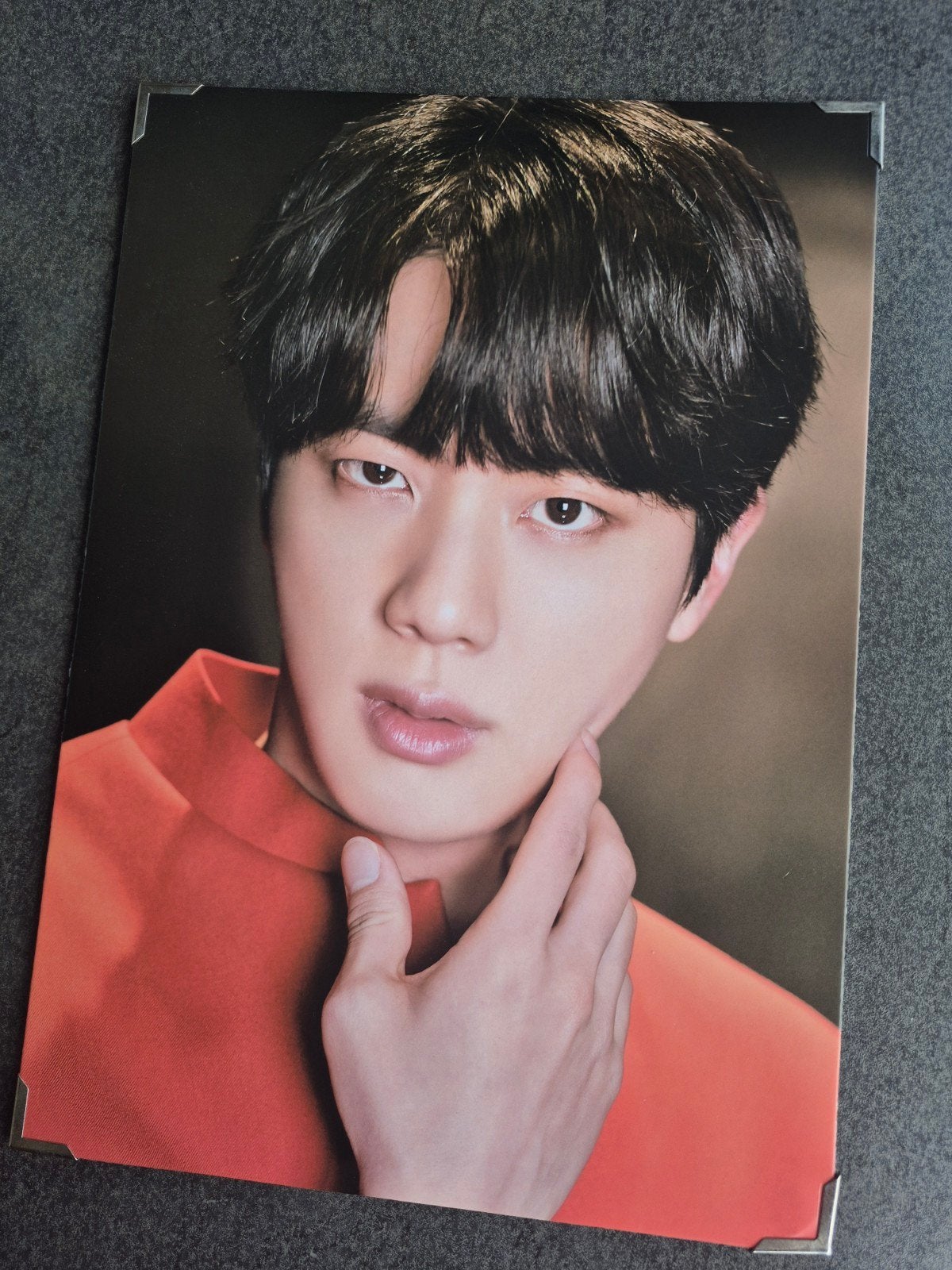 BTS Jin hardcover foto, Ophalen of Verzenden, Foto of Kaart