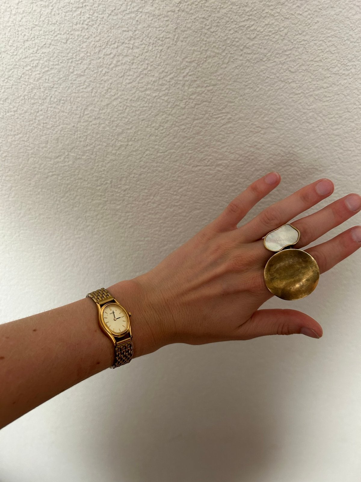 Gouden Seiko vintage polshorloge, Gebruikt, Polshorloge, Ophalen of Verzenden, Goud