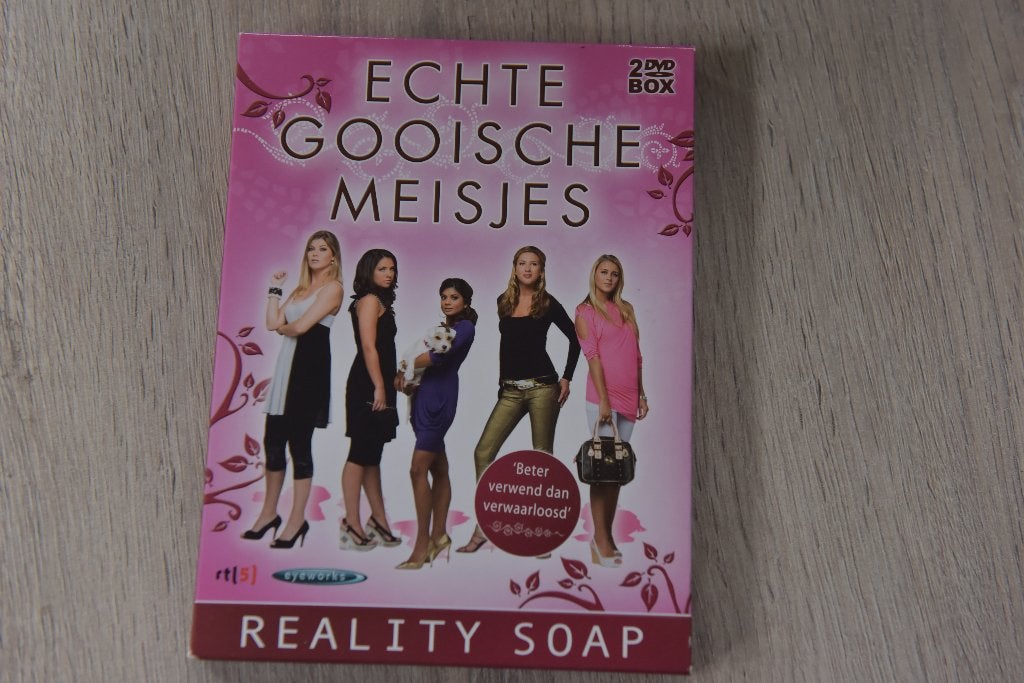 ECHTE GOOISCHE MEISJES -- REALITY SOAP 2DVDbox, Cd's en Dvd's, Inclusief boekje, Seizoen 1, Verzenden, Alle leeftijden