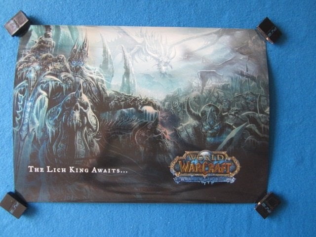 Game Poster World of Warcraft, Unlimited Saga, Metal Gear, Ophalen of Verzenden, A1 t/m A3, Reclame