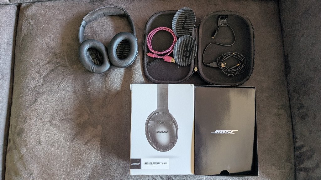 Bose Quietcontrol QC 35-II noise cancelling headset, Ophalen of Verzenden, Zo goed als nieuw, Draadloos, Bose