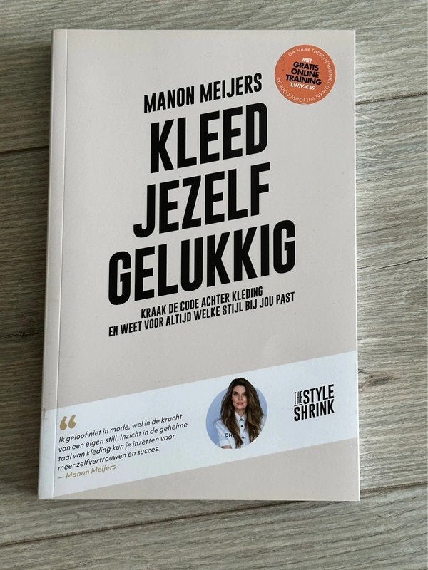 Kleed jezelf gelukkig van Manon Meijers, Ophalen of Verzenden, Nieuw, Mode algemeen, Manon meijers