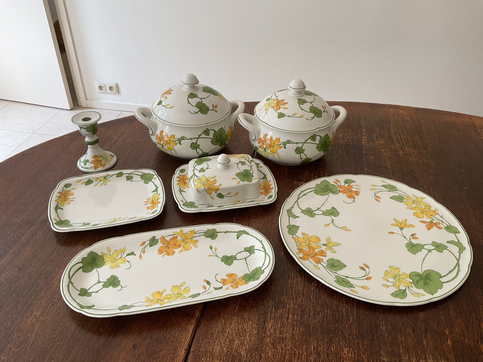 Villeroy & Boch Geranium diverse serviesonderdelen, Huis en Inrichting, Keuken | Servies, Ophalen, Zo goed als nieuw, Overige stijlen