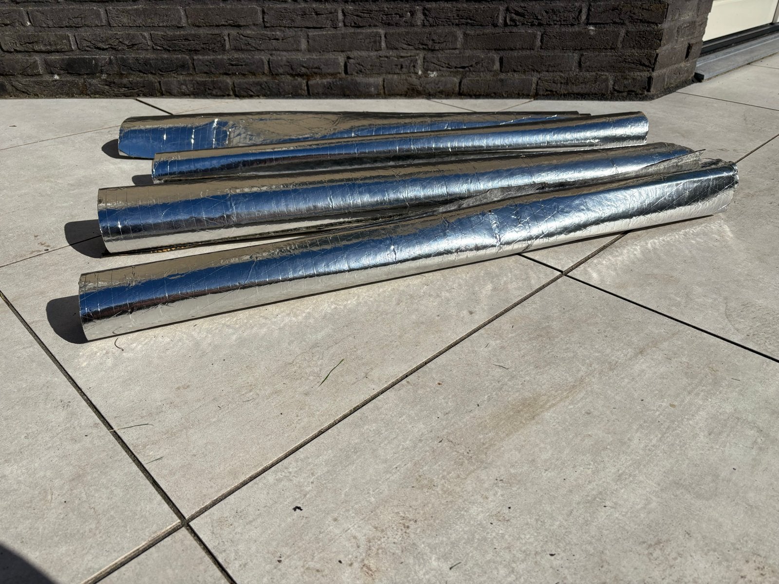 Aluminium geïsoleerde ondervloer, Overige materialen, Gebruikt, Minder dan 5 m², Vloerisolatie