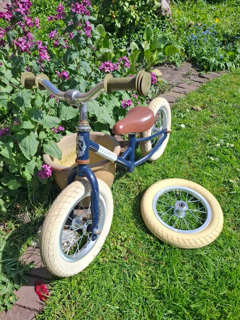Veloretti fietsje, Ophalen, Loopfiets