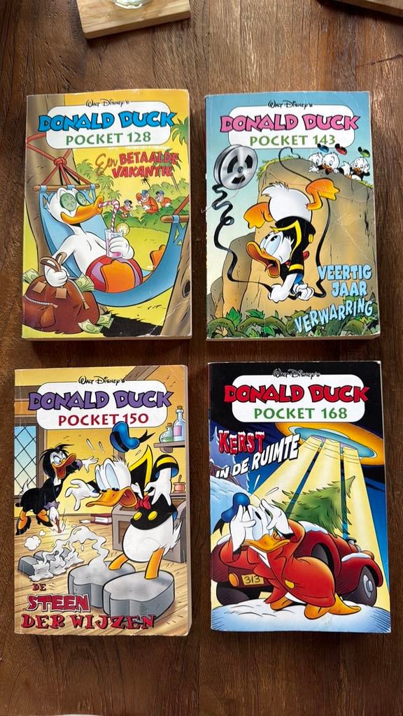 Donald duck pockets 4 stuks samen 6 euro, Meerdere stripboeken, Ophalen of Verzenden, Zo goed als nieuw