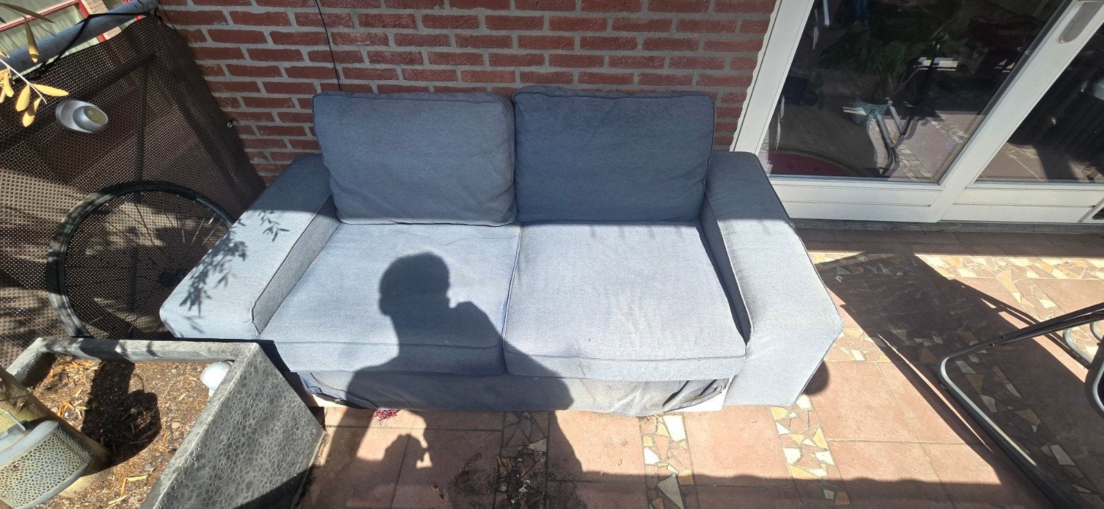 Ikea Kivik bank - Ideaal voor buiten of met nieuwe hoezen, Gebruikt, 150 tot 200 cm, Tweepersoons, 75 tot 100 cm